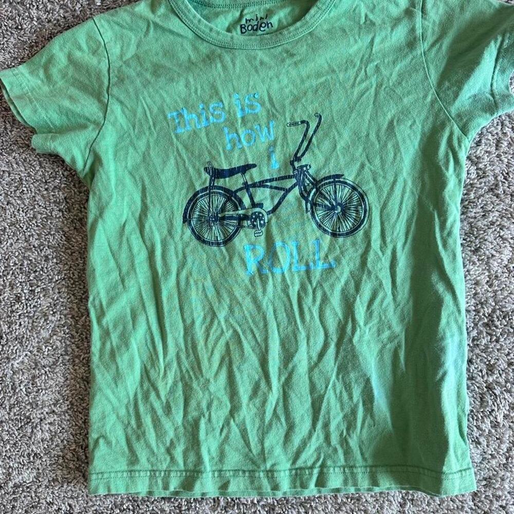 Mini Boden Boys Size 9-10 Graphic T-Shirt